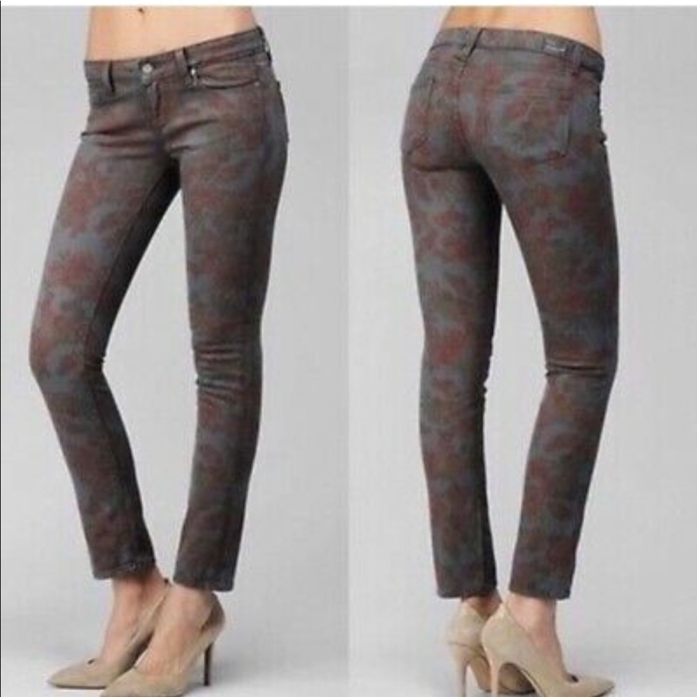 Paige Floral Denim Jeans